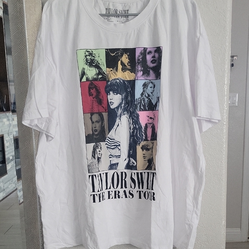 Taylor Swift White Cotton Tour Tee